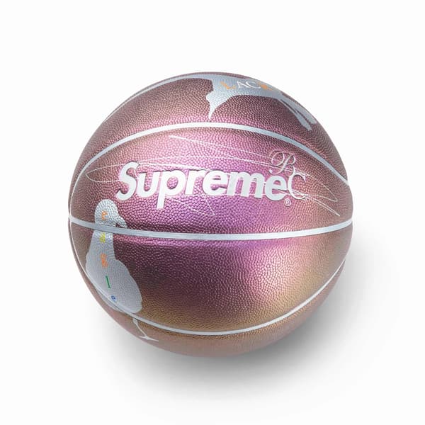 Supreme Bernadette Corporation/Spalding Basketball - Purple (front)