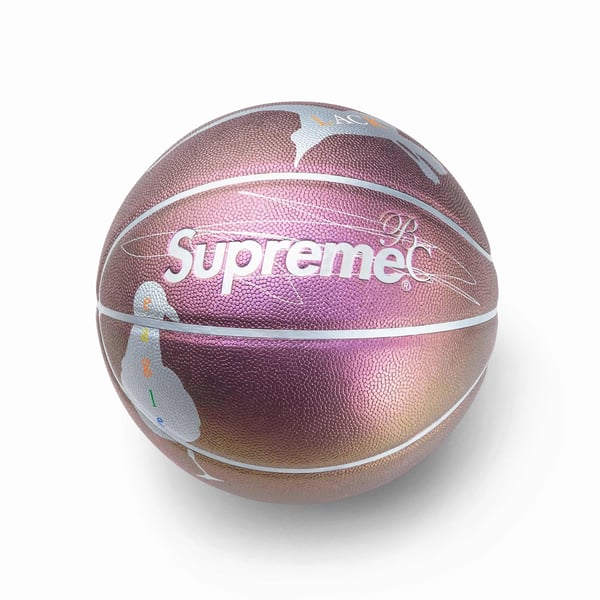 Supreme Bernadette Corporation/Spalding Basketball - Purple (front)