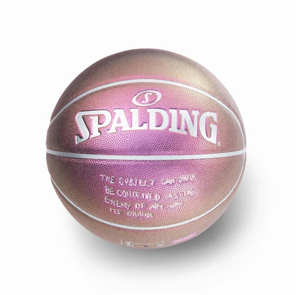 Supreme Bernadette Corporation/Spalding Basketball - Purple (front)