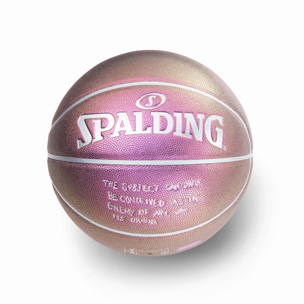 Supreme Bernadette Corporation/Spalding Basketball - Purple (front)