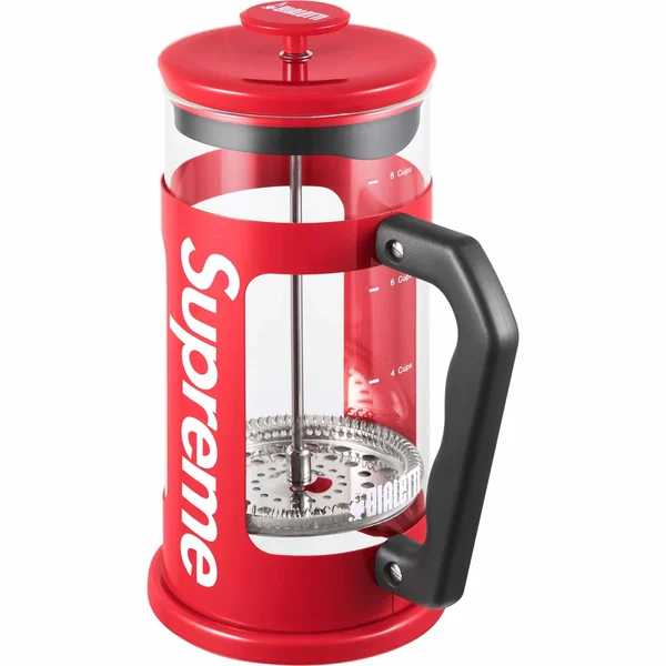 Supreme Bialetti 8-Cup French Press - Red (front)
