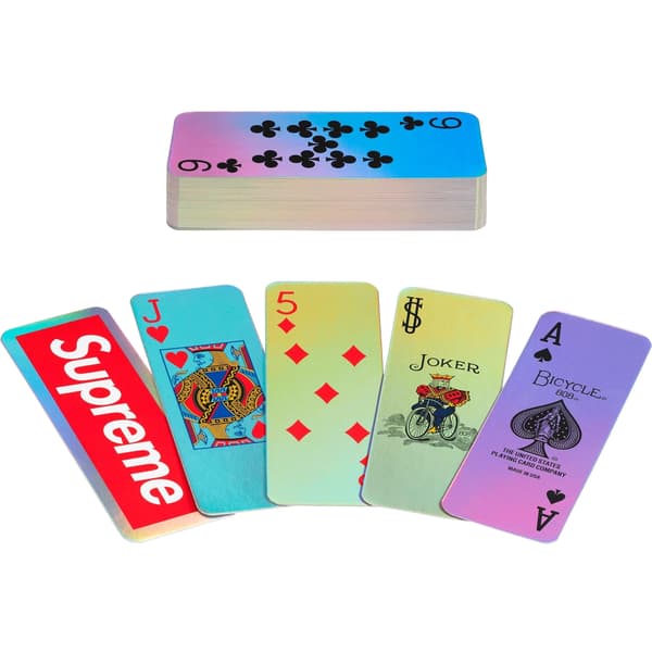 Supreme Bicycle Holographic Slice Cards - Holographic (front)