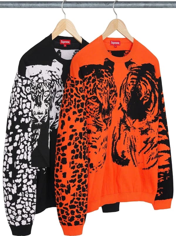 Supreme Big Cats Jacquard L/S Top - Product Image