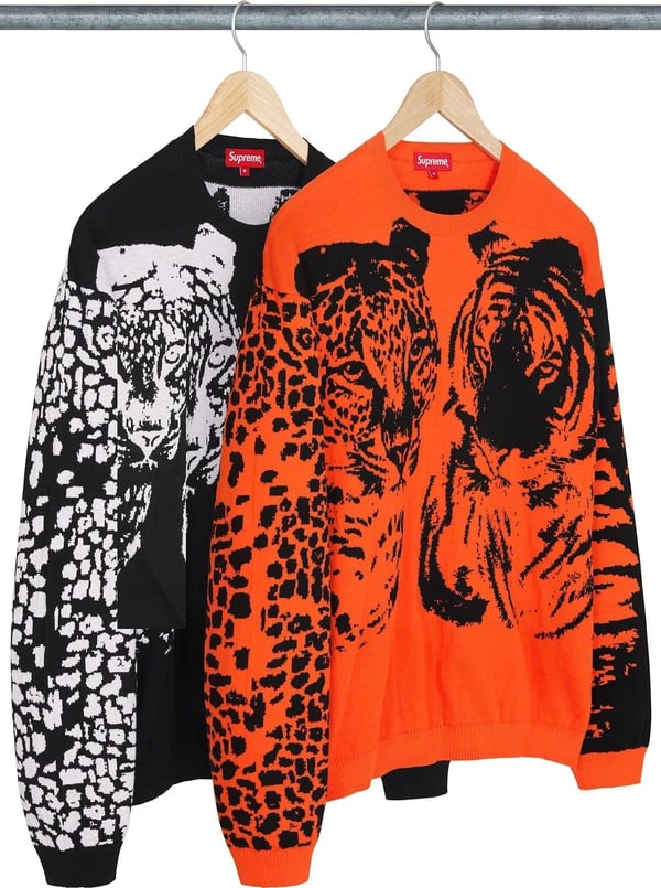 Supreme Big Cats Jacquard L/S Top - Product Image