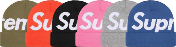 Supreme Big Logo Beanie - Product Image