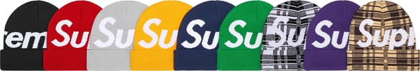 Supreme Big Logo Beanie - Product Image