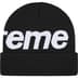 Supreme Big Logo Beanie - Black (front)