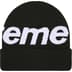 Supreme Big Logo Beanie - Black (front)