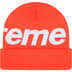 Supreme Big Logo Beanie - Orange (front)