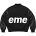 Supreme Big Logo Chenille Varsity Jacket - Black (front)