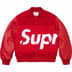 Supreme Big Logo Chenille Varsity Jacket - Red (front)