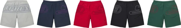 Supreme Big Logo Nylon Short - Product Image