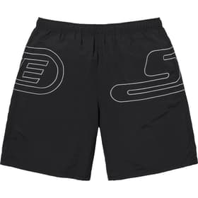 Supreme Big Logo Nylon Short Black
