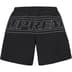 Supreme Big Logo Nylon Short - Black (front)