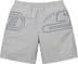 Supreme Big Logo Nylon Short - Grey (front)