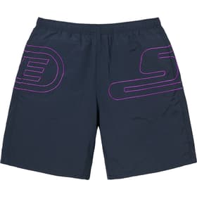 Supreme Big Logo Nylon Short Navy