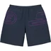 Supreme Big Logo Nylon Short - Navy (front)