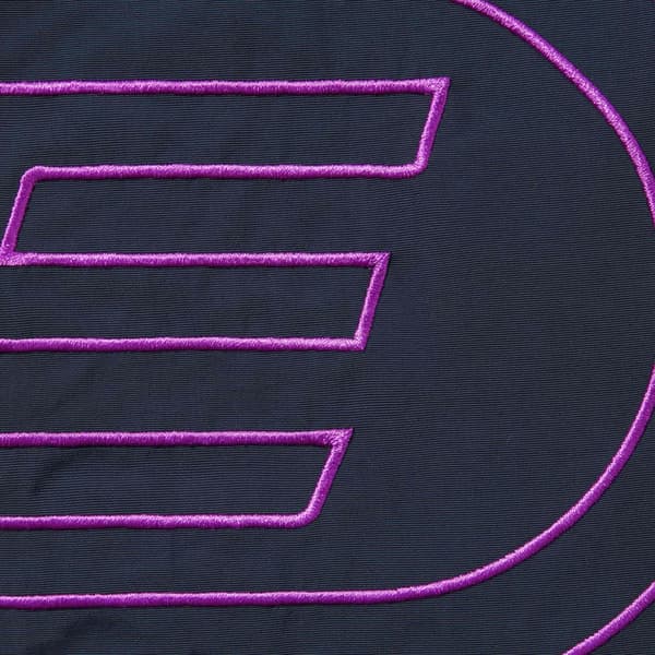 Supreme Big Logo Nylon Short - Navy (front)