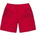 Supreme Big Logo Nylon Short - Red (front)