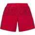 Supreme Big Logo Nylon Short - Red (front)