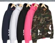 Supreme Big Logo Zip Up Hooded Sweatshirt