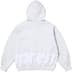 Supreme Big Logo Zip Up Hooded Sweatshirt - Ash Grey (front)