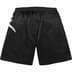 Supreme Big Script Mesh Short - Black (front)