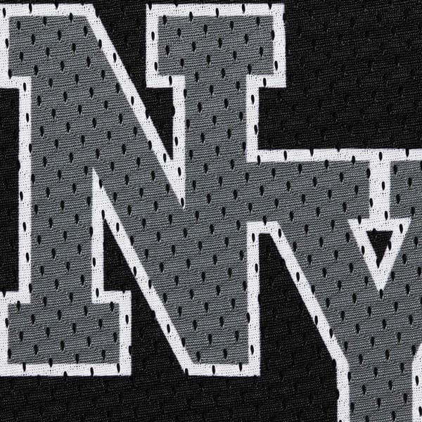 Supreme Big Script Mesh Short - Black (front)