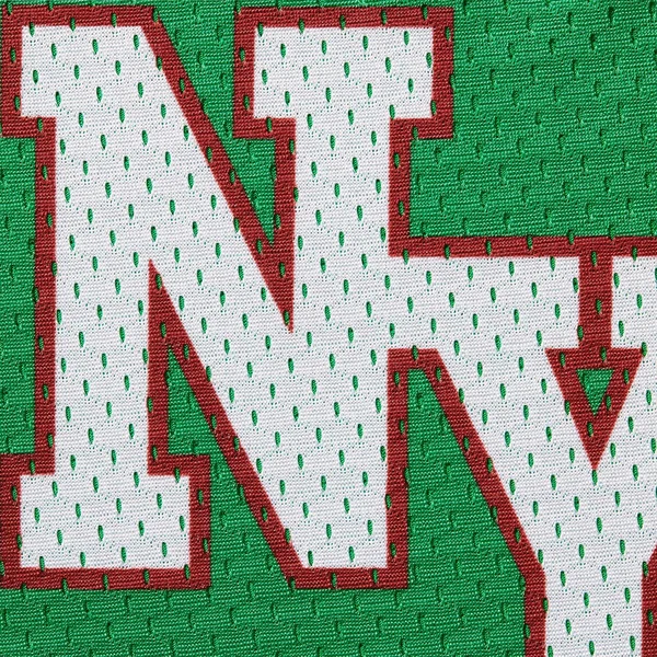 Supreme Big Script Mesh Short - Green (front)