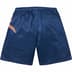 Supreme Big Script Mesh Short - Navy (front)