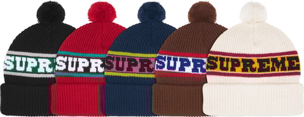 Supreme Big Stripe Beanie - Product Image
