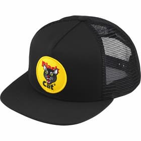 Supreme Black Cat Mesh Back 5-Panel Black