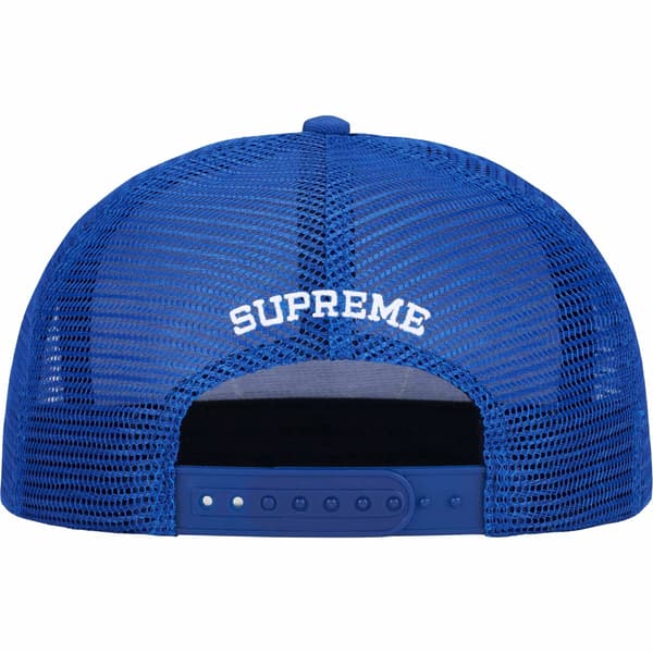 Supreme Black Cat Mesh Back 5-Panel - Royal (front)