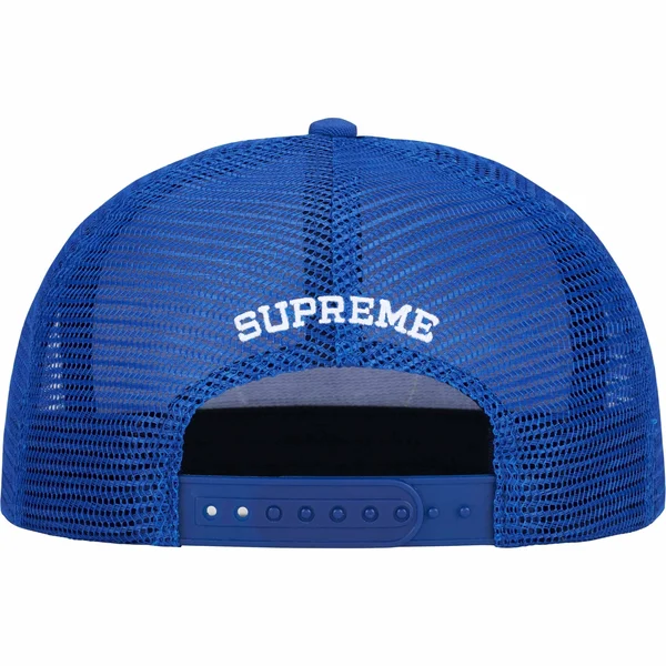 Supreme Black Cat Mesh Back 5-Panel - Royal (front)