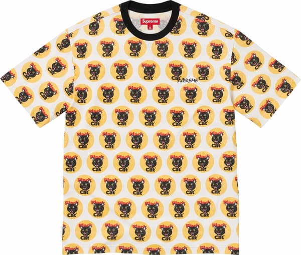Supreme Black Cat S/S Top - Product Image