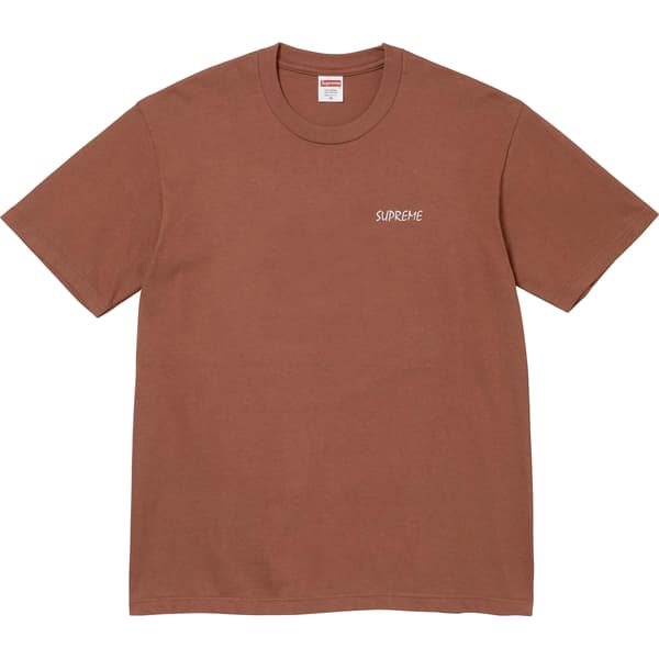 Supreme Black Cat Tee - Brown (front)