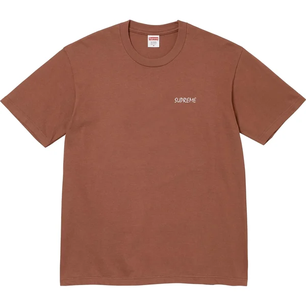 Supreme Black Cat Tee - Brown (front)