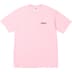 Supreme Black Cat Tee - Light Pink (front)