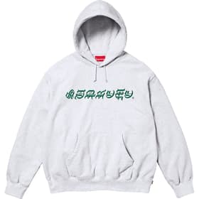 Supreme Blackletter Hooded Sweatshirt Ash Grey