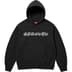Supreme Blackletter Hooded Sweatshirt - Black (front)