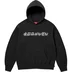 Supreme Blackletter Hooded Sweatshirt - Black (front)