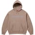 Supreme Blackletter Hooded Sweatshirt - Dusty Brown (front)