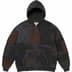 Supreme blackmeans Patchwork Zip Up Hooded Sweater - Black (front)