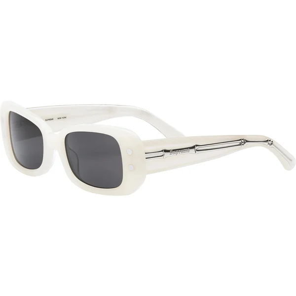 Supreme Blair Sunglasses - White (front)