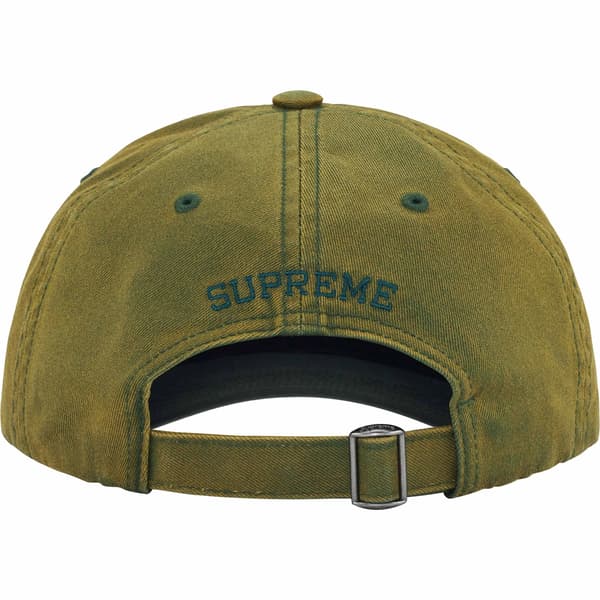 Supreme Bleached Chino 6-Panel - Green (front)