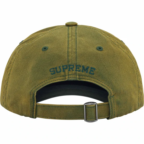 Supreme Bleached Chino 6-Panel - Green (front)