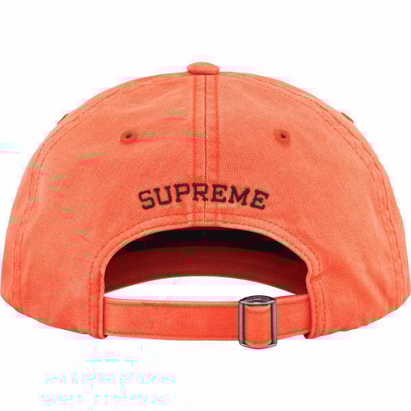 Supreme Bleached Chino 6-Panel - Orange (front)