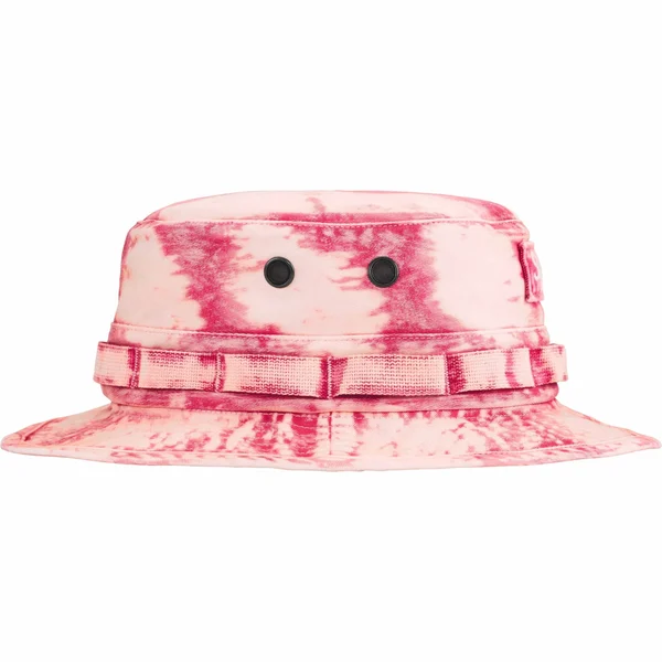 Supreme Bleached Chino Boonie - Red (front)