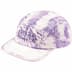 Supreme Bleached Chino Camp Cap - Purple (front)