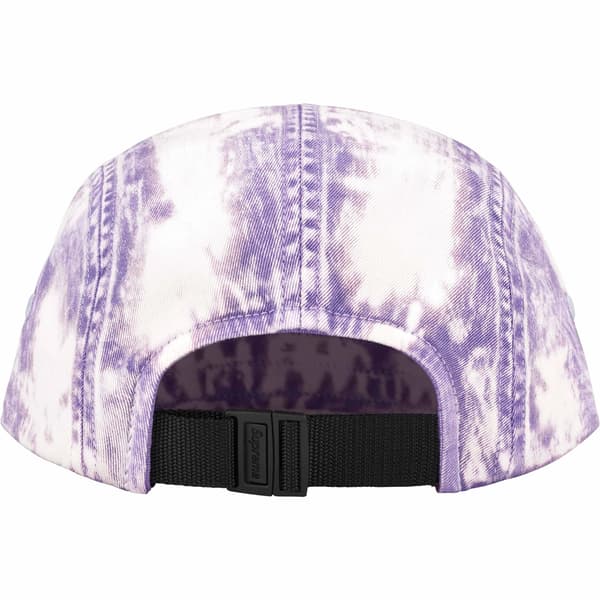 Supreme Bleached Chino Camp Cap - Purple (front)